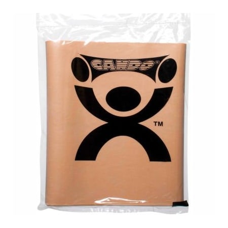 Fabrication Enterprises CanDo Low Powder Pre-Cut Exercise Band, Gold, 48L Strip, 1/Pack 1208132